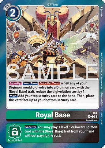 Royal Base [P-181] (Event Pack 8) [Promotional Cards]
