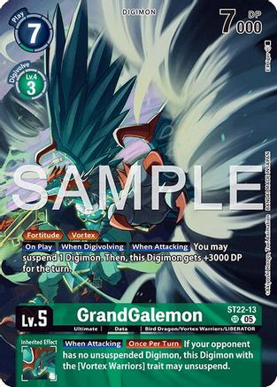 GrandGalemon [ST22-13] [Starter Deck: Amethyst Mandala Advanced Deck Set]