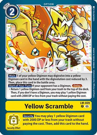 Yellow Scramble [LM-029] [Starter Deck: Amethyst Mandala Advanced Deck Set]