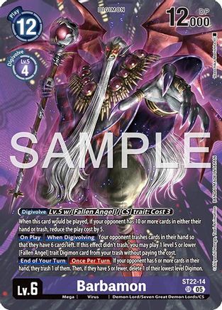 Barbamon [ST22-14] [Starter Deck: Amethyst Mandala Advanced Deck Set]