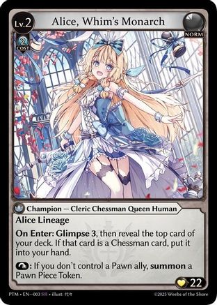 Alice, Whim's Monarch (003) [Phantom Monarchs]