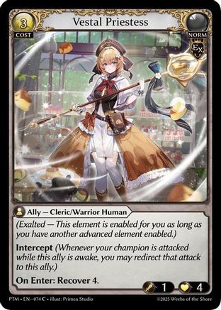 Vestal Priestess (074) [Phantom Monarchs]