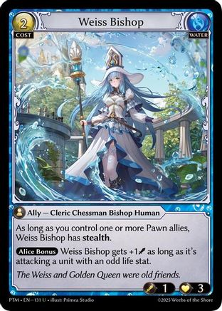 Weiss Bishop (131) [Phantom Monarchs]