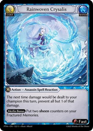 Rainwoven Crysalis (Curio Foil) (122) [Phantom Monarchs]