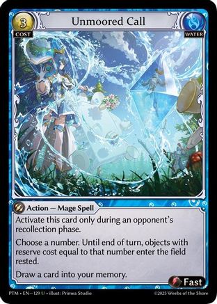 Unmoored Call (Curio Foil) (129) [Phantom Monarchs]