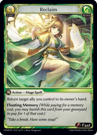 Reclaim (013) [Phantom Monarchs Event Pack]