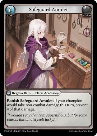 Safeguard Amulet (025) [Phantom Monarchs Event Pack]