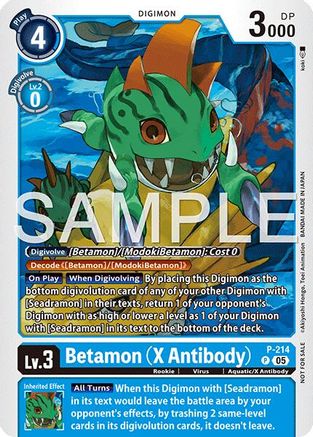 Betamon [P] (X Antibody) (Official Store Tournament 2026 Vol. 1) [Promotional Cards]