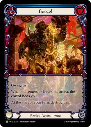 Booze! [LGS433] (Promo)  Cold Foil