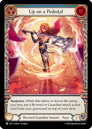 Up on a Pedestal [LGS441] (Promo)  Cold Foil