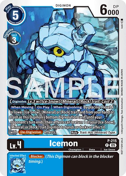 Icemon [P-215] (Official Store Tournament 2026 Vol. 1) [Promotional Cards]