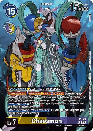 Chaosmon [P-221] (Time Stranger Box Topper) [Time Stranger]
