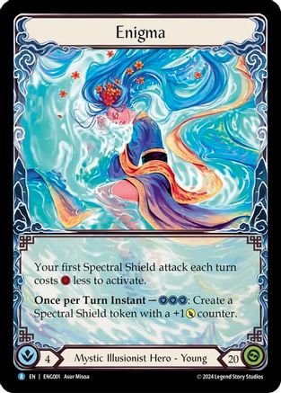 Enigma [ENG001] (Part the Mistveil Enigma Blitz Deck)  Rainbow Foil