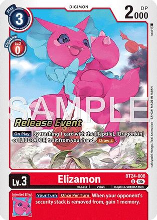 Elizamon [BT24-008] [Time Stranger Release Events Cards]
