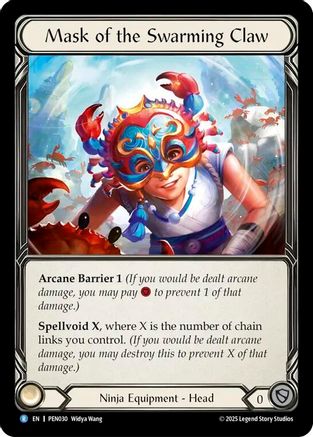 Mask of the Swarming Claw [PEN030] (Compendium of Rathe)  Cold Foil