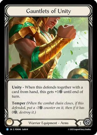 Gauntlets of Unity [PEN046] (Compendium of Rathe)  Cold Foil