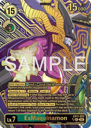 ExMaquinamon [EX11-073] (Rare Pull) [Dawn of Liberator]