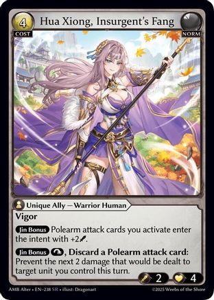Hua Xiong, Insurgent's Fang (238) [Mortal Ambition Alter Edition]