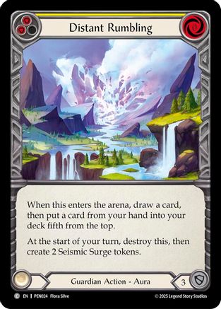 Distant Rumbling (Yellow) (Regular) [PEN024] (Compendium of Rathe)