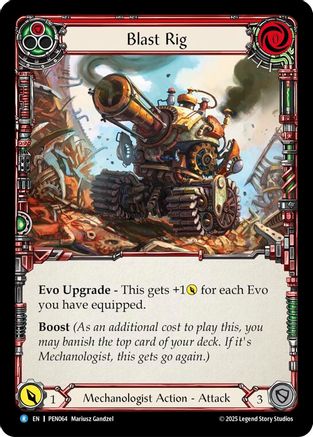 Blast Rig (Red) (Regular) [PEN064] (Compendium of Rathe)