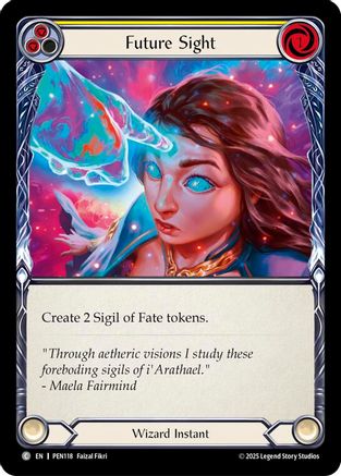 Future Sight (Yellow) (Regular) [PEN118] (Compendium of Rathe)