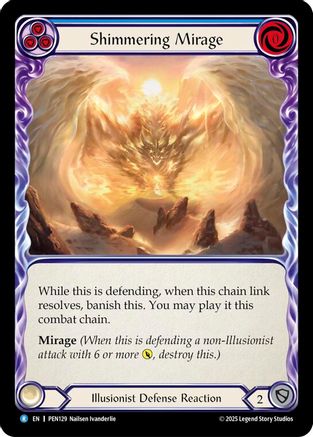 Shimmering Mirage (Blue) (Regular) [PEN129] (Compendium of Rathe)
