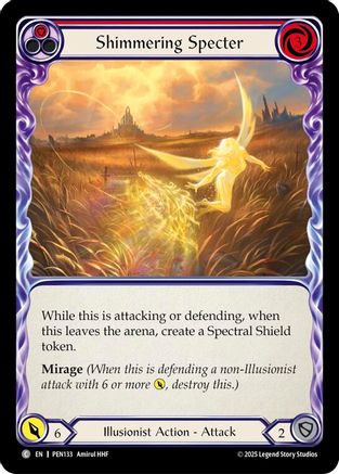 Shimmering Specter (Red) (Regular) [PEN133] (Compendium of Rathe)