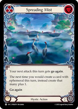 Spreading Mist (Blue) (Regular) [PEN274] (Compendium of Rathe)