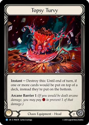 Topsy Turvy [PEN276] (Compendium of Rathe)  Cold Foil