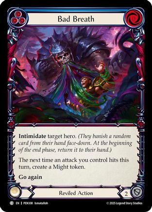 Bad Breath (Blue) (Regular) [PEN308] (Compendium of Rathe)