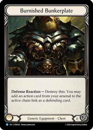 Burnished Bunkerplate [PEN316] (Compendium of Rathe)  Cold Foil