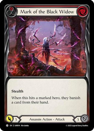 Mark of the Black Widow (Red) (Regular) [SAR014] (GEM Pack 2)