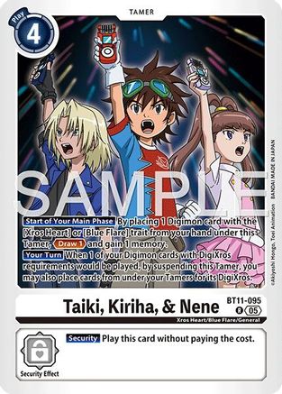 Taiki, Kiriha, & Nene [BT11-095] [Advanced Booster Digimon Generation]