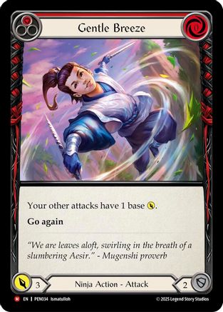 Gentle Breeze (Red) [PEN034] (Compendium of Rathe)
