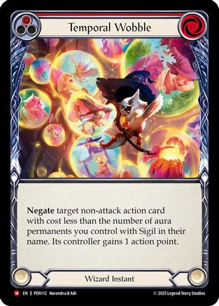 Temporal Wobble (Red) [PEN112] (Compendium of Rathe)
