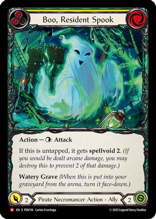 Boo Resident Spook (Yellow) [PEN156] (Compendium of Rathe)