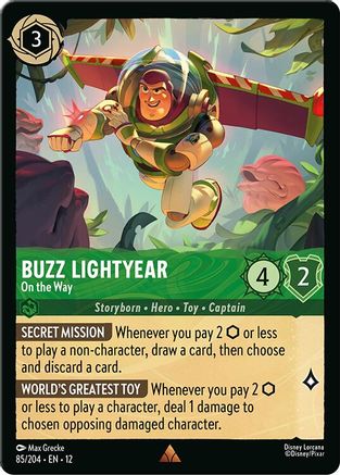 Buzz Lightyear - On the Way (85/204) - Wilds Unknown Holofoil