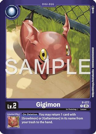Gigimon [P-177] [Limited Card Pack -Another Knight-]