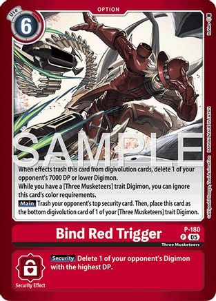 Bind Red Trigger [P-180] [Limited Card Pack -Another Knight-]
