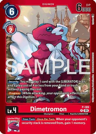 Dimetromon [P-189] - P-189 [Limited Card Pack -Another Knight-]