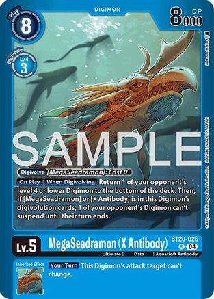 MegaSeadramon [BT20-026] (X Antibody) [Limited Card Pack -Another Knight-]
