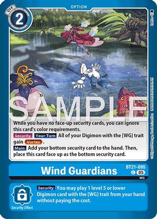 Wind Guardians [BT21-095] [Limited Card Pack -Another Knight-]