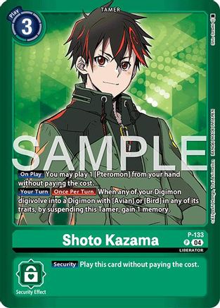 Shoto Kazama [P-133] [Limited Card Pack -Another Knight-]