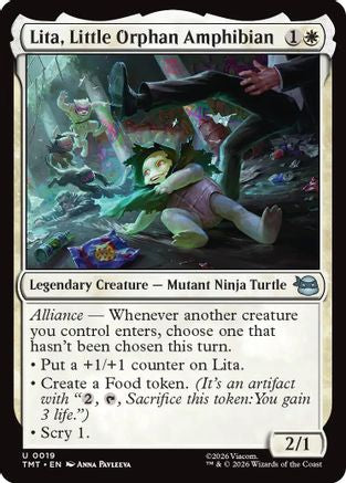 Lita, Little Orphan Amphibian [Teenage Mutant Ninja Turtles]