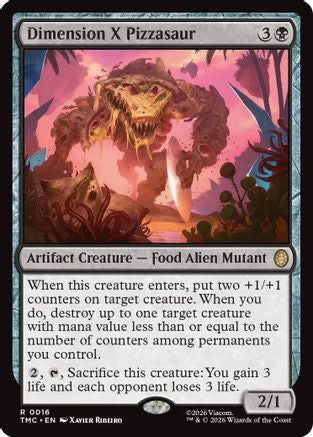 Dimension X Pizzasaur [Teenage Mutant Ninja Turtles Commander]