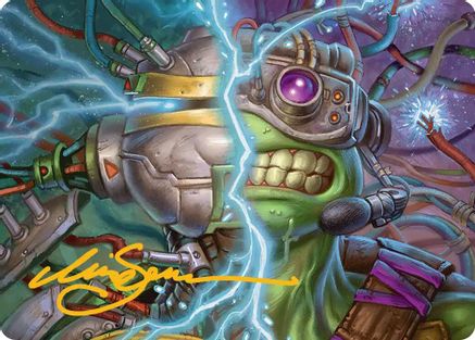 Mind Transfer Protocol Art Card (Gold-Stamped Signature) [Teenage Mutant Ninja Turtles Art Series]