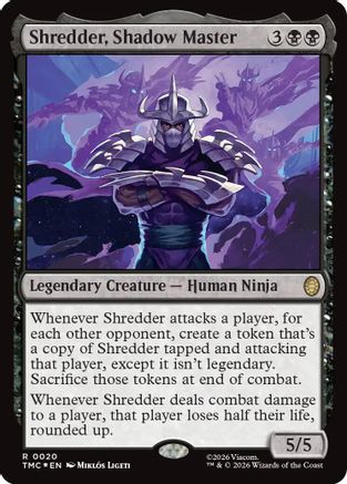 Shredder, Shadow Master (Surge Foil) [Teenage Mutant Ninja Turtles Commander]