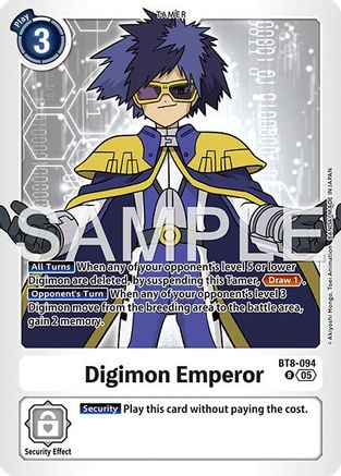 Digimon Emperor [BT8-094] (Foil Reprint) [Advanced Booster Digimon Generation]