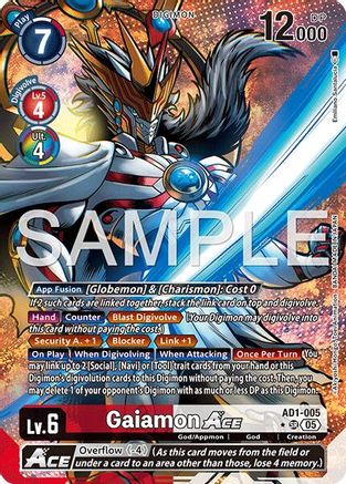Gaiamon ACE [AD1-005] (Alternate Art) [Advanced Booster Digimon Generation]
