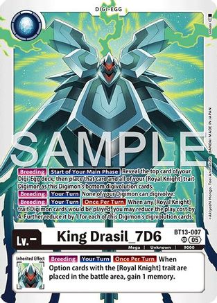 King Drasil_7D6 [BT13-007] (Reprint) [Advanced Booster Digimon Generation]